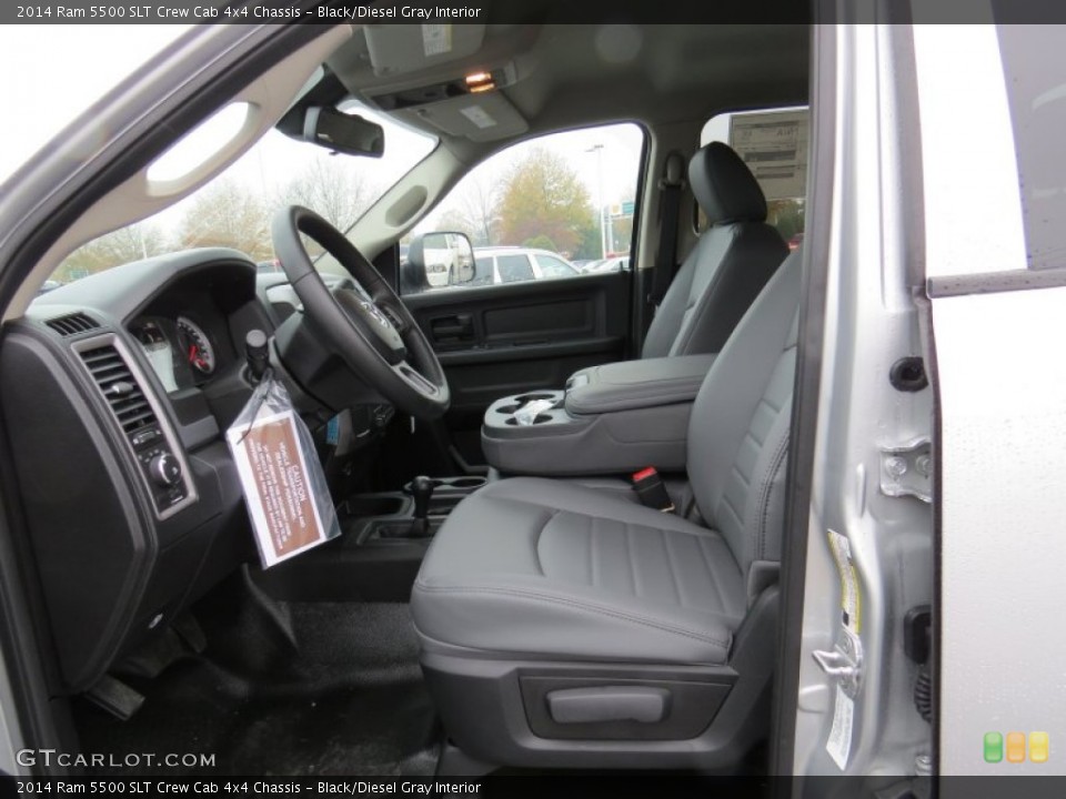 Black/Diesel Gray Interior Photo for the 2014 Ram 5500 SLT Crew Cab 4x4 Chassis #88447740