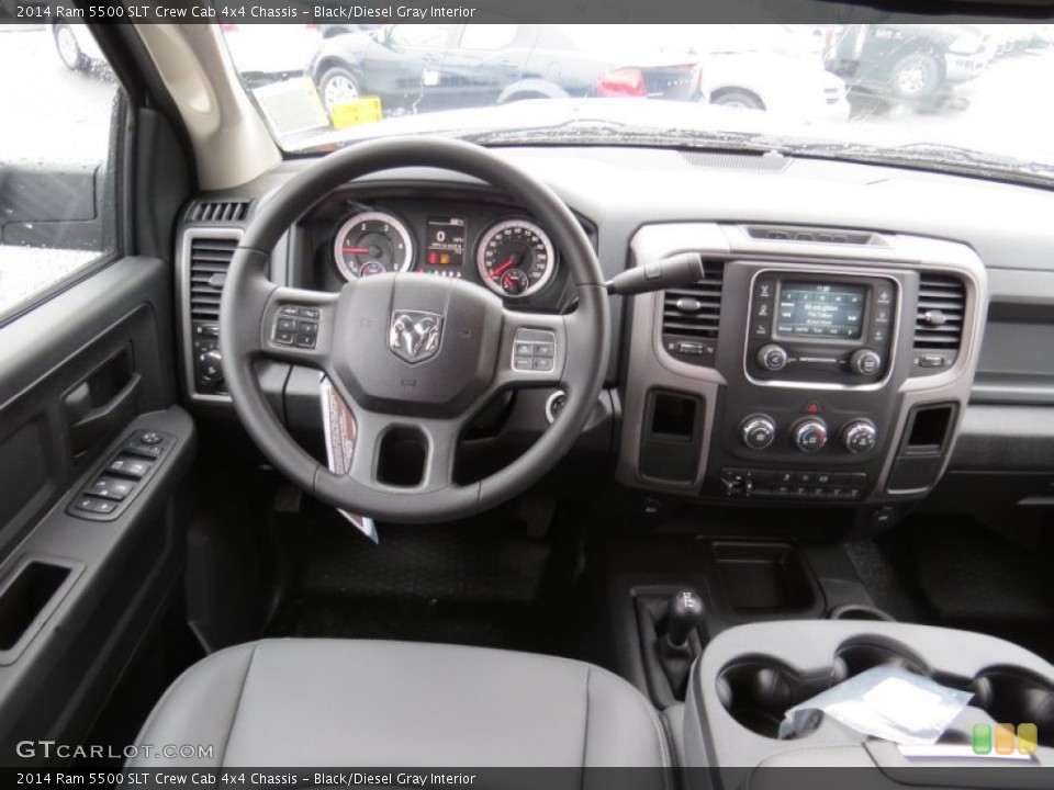 Black/Diesel Gray Interior Dashboard for the 2014 Ram 5500 SLT Crew Cab 4x4 Chassis #88447761
