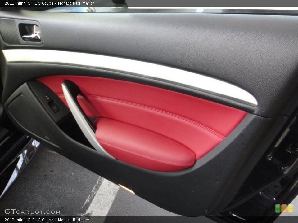 Monaco Red Interior Door Panel for the 2012 Infiniti G IPL G Coupe #88451520