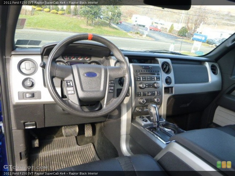Raptor Black Interior Dashboard for the 2011 Ford F150 SVT Raptor SuperCab 4x4 #88454217