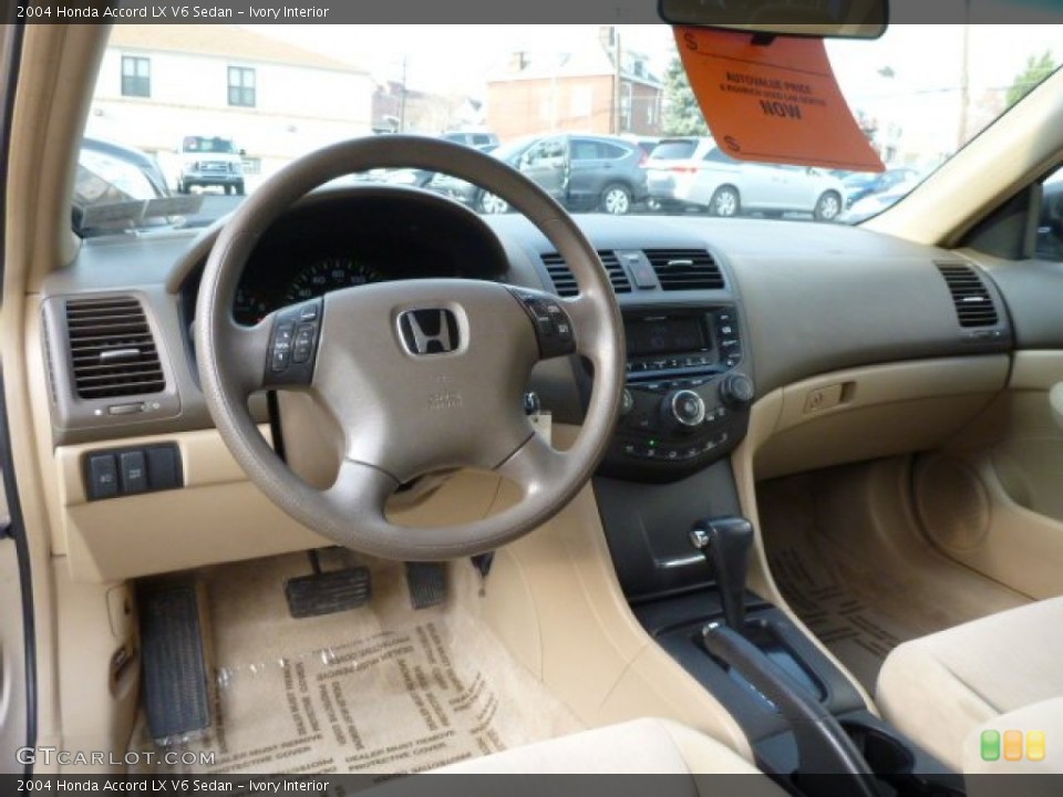 Ivory 2004 Honda Accord Interiors