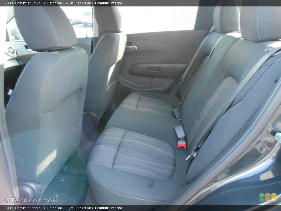 Jet Black/Dark Titanium Interior Rear Seat for the 2014 Chevrolet Sonic LT Hatchback #88454766
