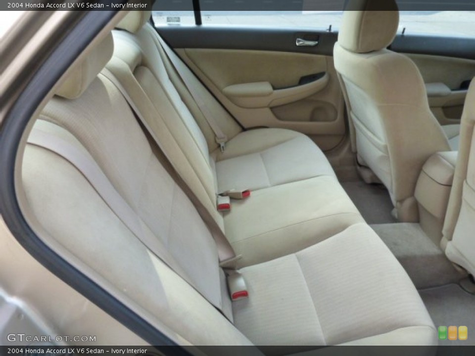 Ivory Interior Rear Seat for the 2004 Honda Accord LX V6 Sedan #88454847