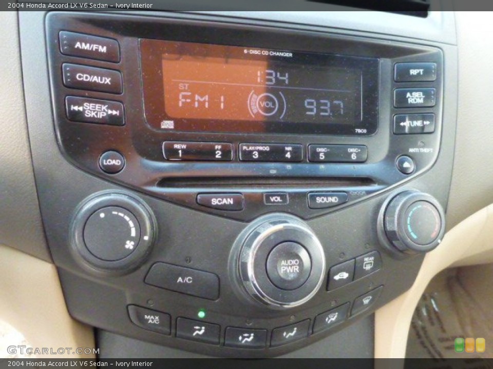 Ivory Interior Controls for the 2004 Honda Accord LX V6 Sedan #88454940