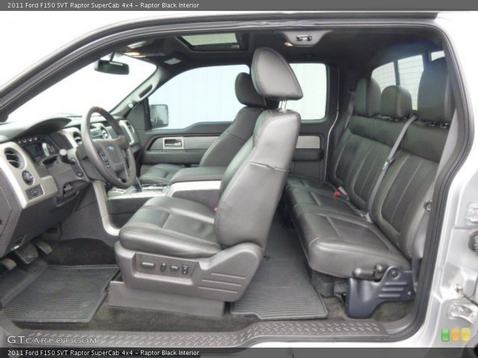 Raptor Black Interior Photo for the 2011 Ford F150 SVT Raptor SuperCab 4x4 #88458183