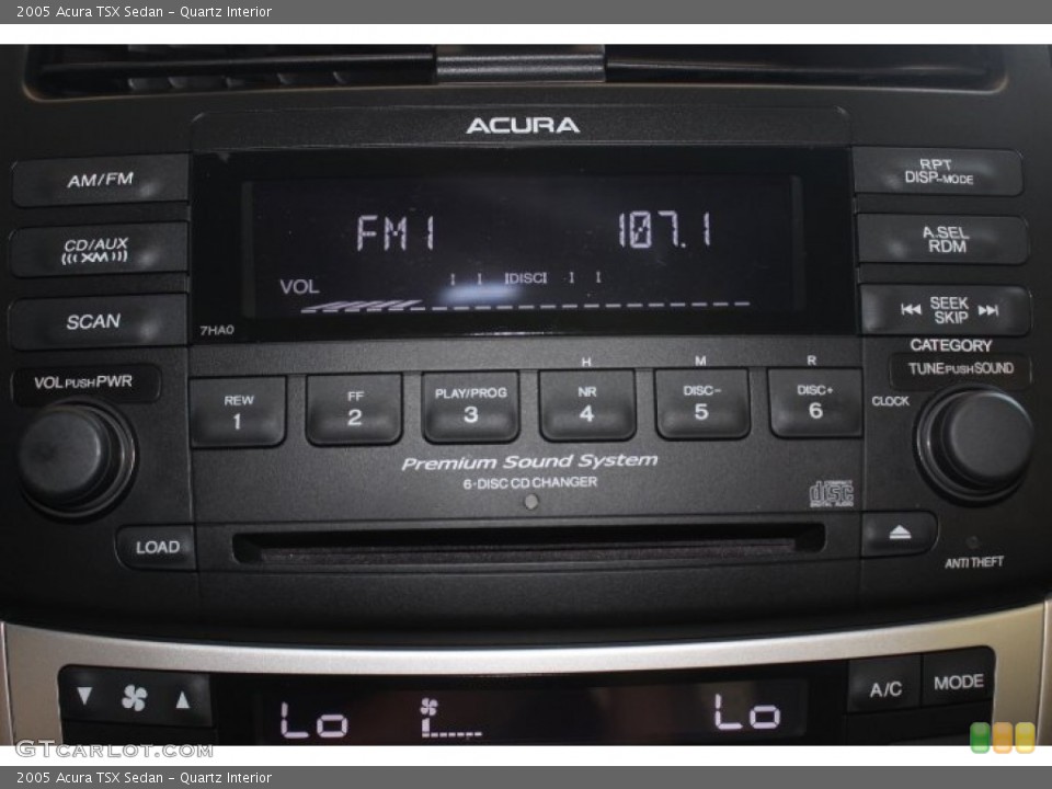 Quartz Interior Audio System for the 2005 Acura TSX Sedan #88459305