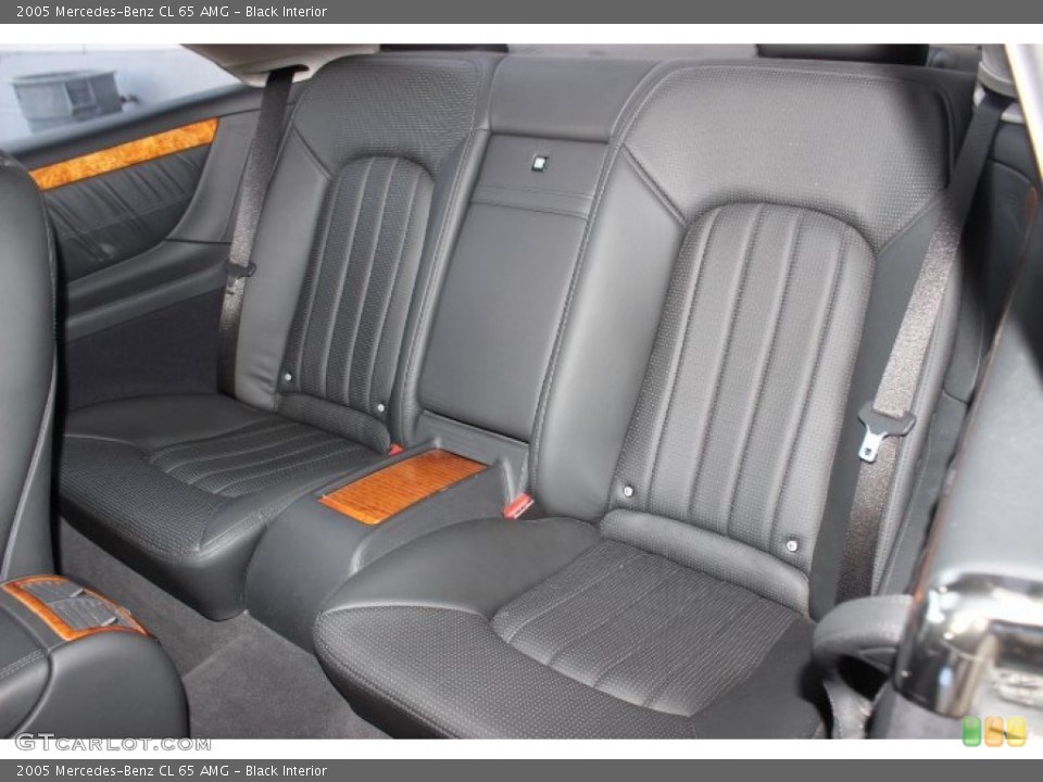 Black Interior Rear Seat for the 2005 Mercedes-Benz CL 65 AMG #88460493