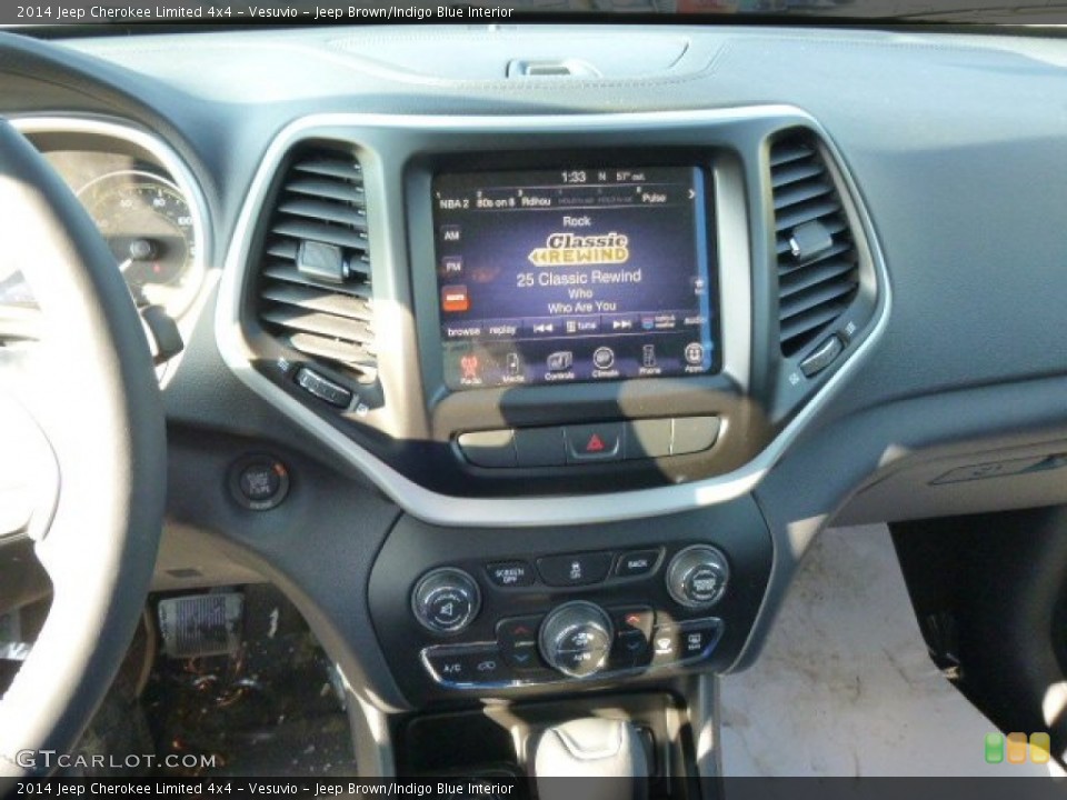 Vesuvio - Jeep Brown/Indigo Blue Interior Controls for the 2014 Jeep Cherokee Limited 4x4 #88465722