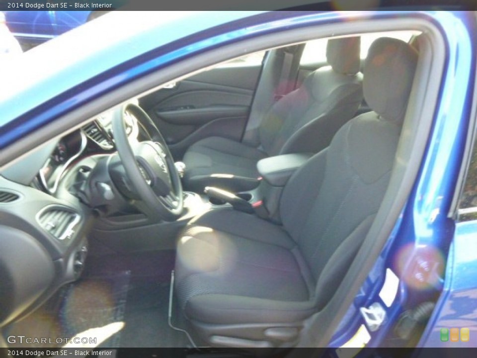 Black Interior Front Seat for the 2014 Dodge Dart SE #88473441