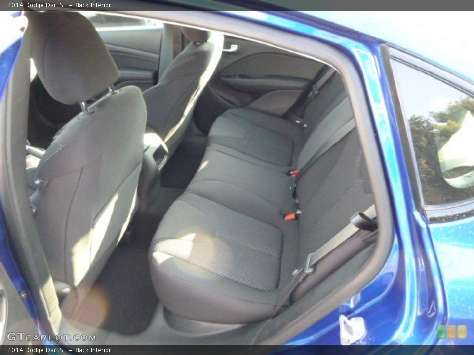 Black Interior Rear Seat for the 2014 Dodge Dart SE #88473486