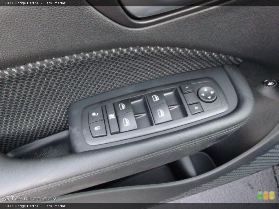 Black Interior Controls for the 2014 Dodge Dart SE #88473552