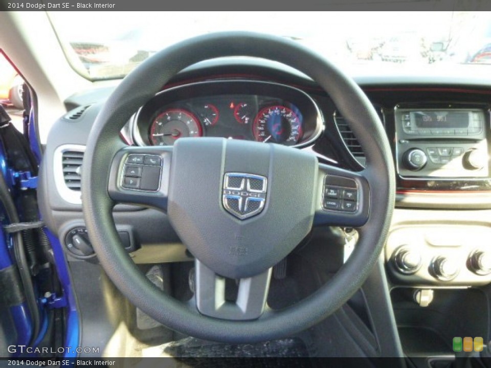 Black Interior Steering Wheel for the 2014 Dodge Dart SE #88473624