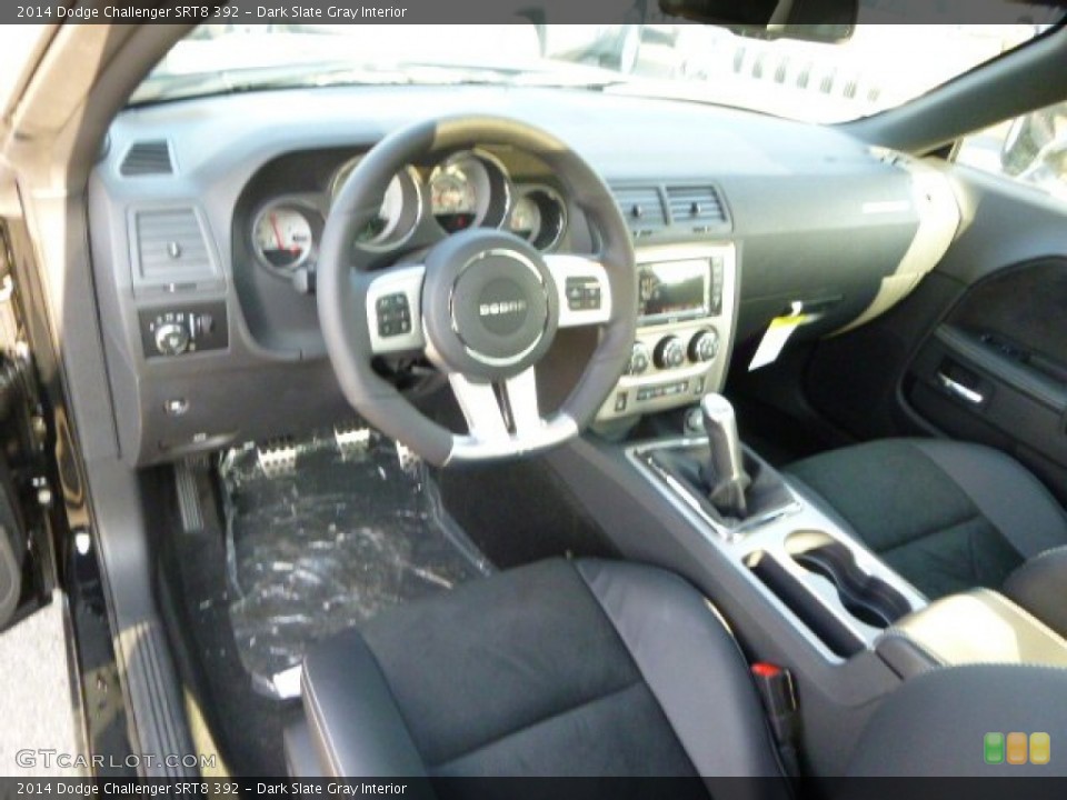 Dark Slate Gray Interior Prime Interior for the 2014 Dodge Challenger SRT8 392 #88473942