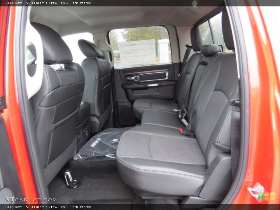 Black Interior Rear Seat for the 2014 Ram 1500 Laramie Crew Cab #88486023