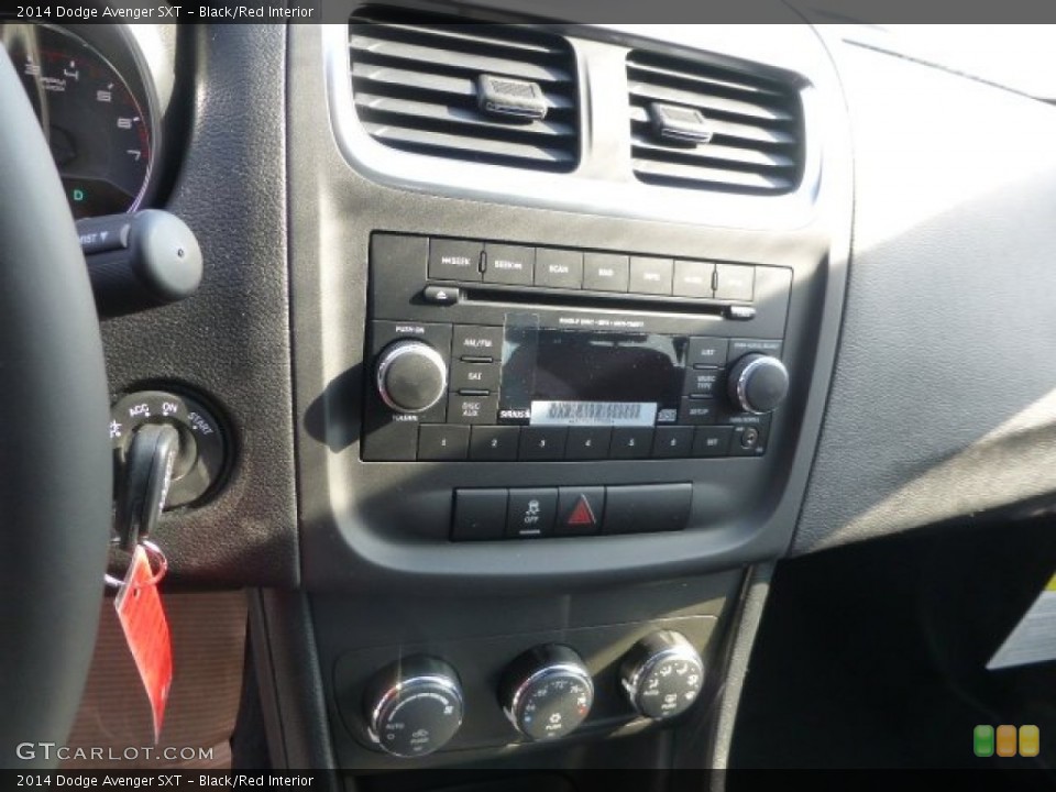 Black/Red Interior Controls for the 2014 Dodge Avenger SXT #88486158