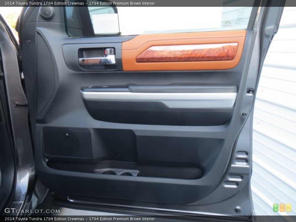 1794 Edition Premium Brown Interior Door Panel for the 2014 Toyota Tundra 1794 Edition Crewmax #88488618