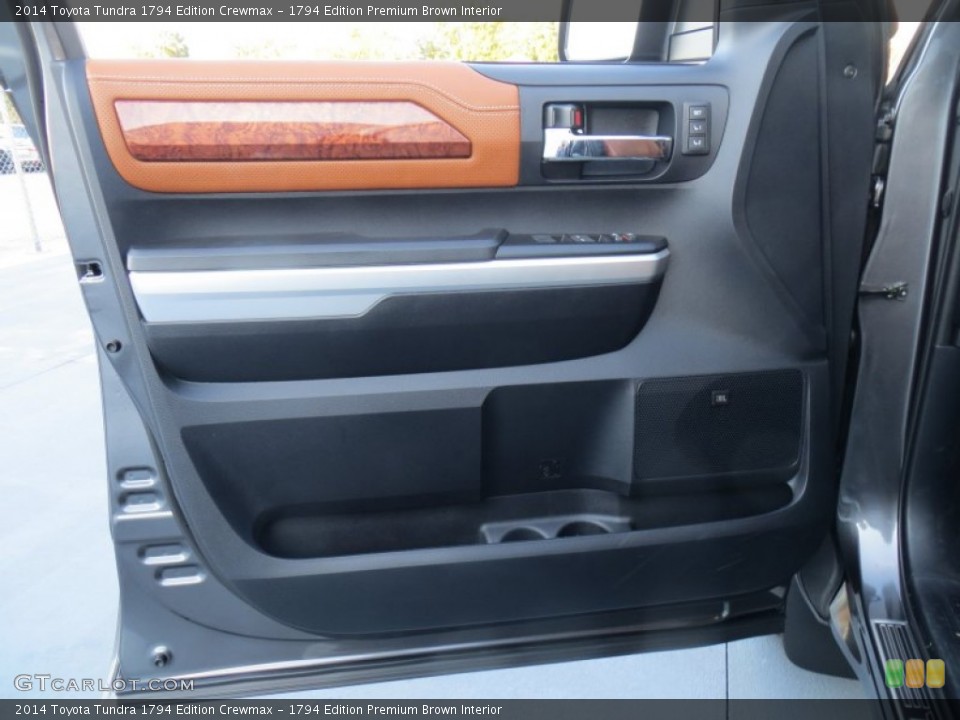 1794 Edition Premium Brown Interior Door Panel for the 2014 Toyota Tundra 1794 Edition Crewmax #88488677