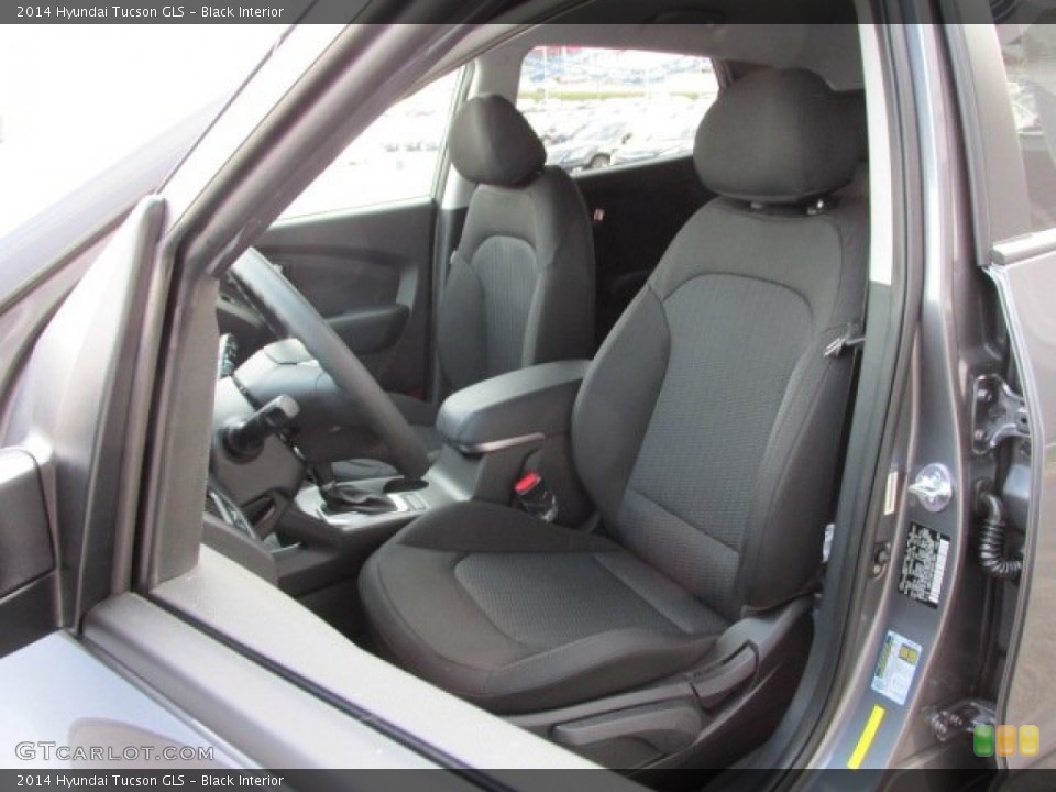 Black Interior Front Seat for the 2014 Hyundai Tucson GLS #88489947