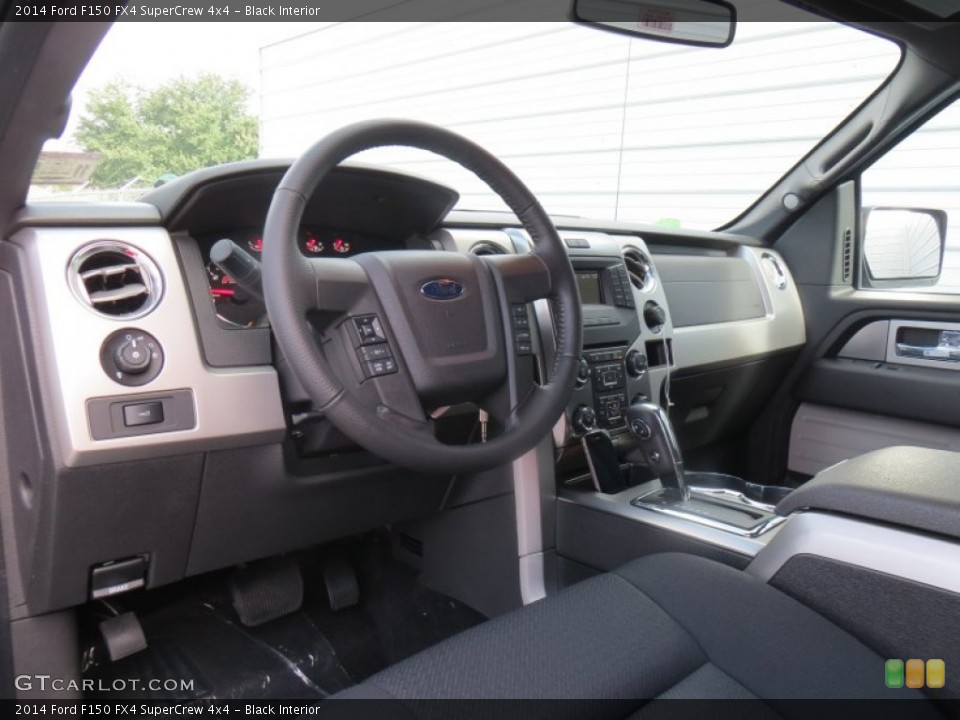 Black Interior Photo for the 2014 Ford F150 FX4 SuperCrew 4x4 #88490937