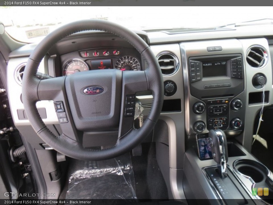 Black Interior Dashboard for the 2014 Ford F150 FX4 SuperCrew 4x4 #88490967