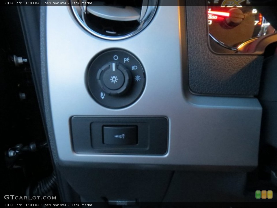 Black Interior Controls for the 2014 Ford F150 FX4 SuperCrew 4x4 #88491411