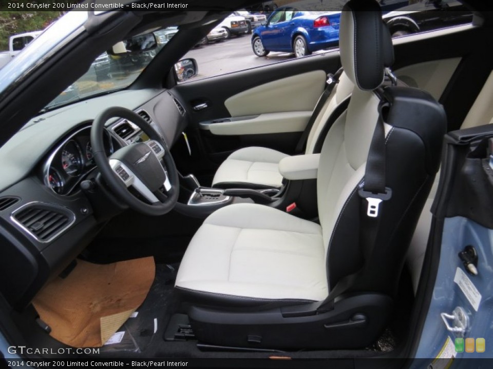 Black/Pearl 2014 Chrysler 200 Interiors