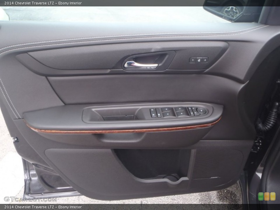Ebony Interior Door Panel for the 2014 Chevrolet Traverse LTZ #88498881