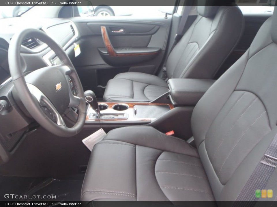 Ebony Interior Front Seat for the 2014 Chevrolet Traverse LTZ #88498929