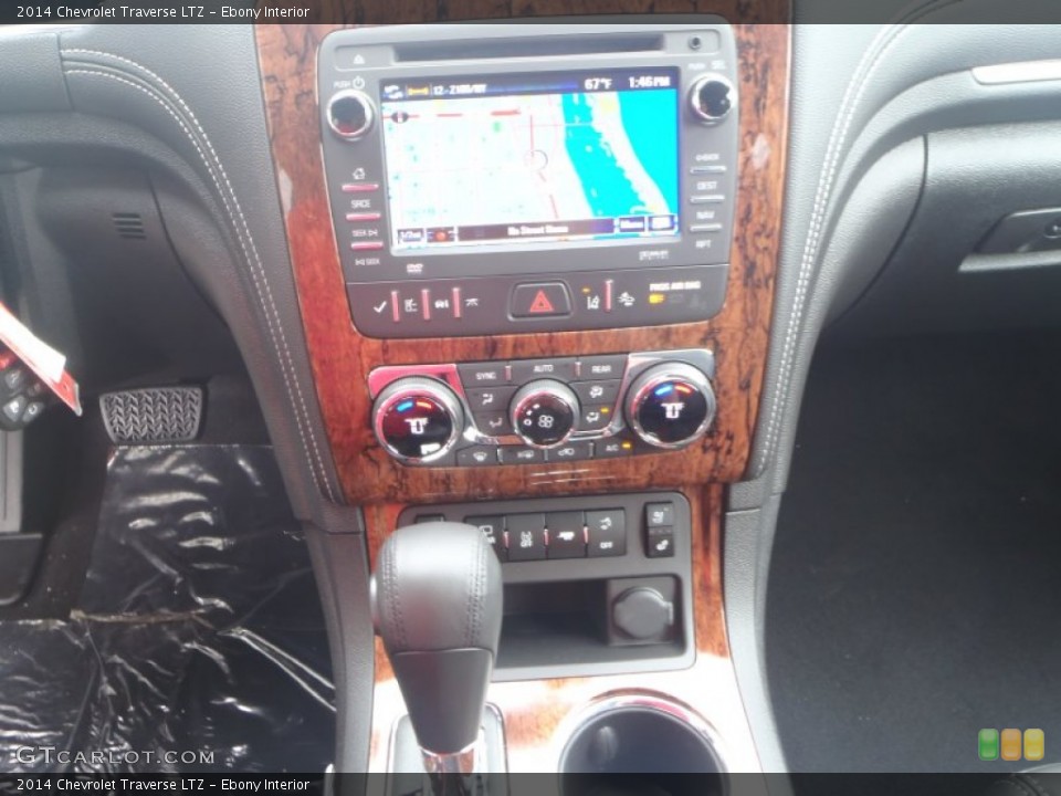 Ebony Interior Controls for the 2014 Chevrolet Traverse LTZ #88499060