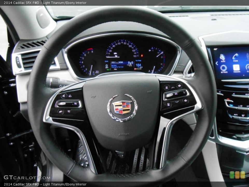 Light Titanium/Ebony Interior Steering Wheel for the 2014 Cadillac SRX FWD #88499622