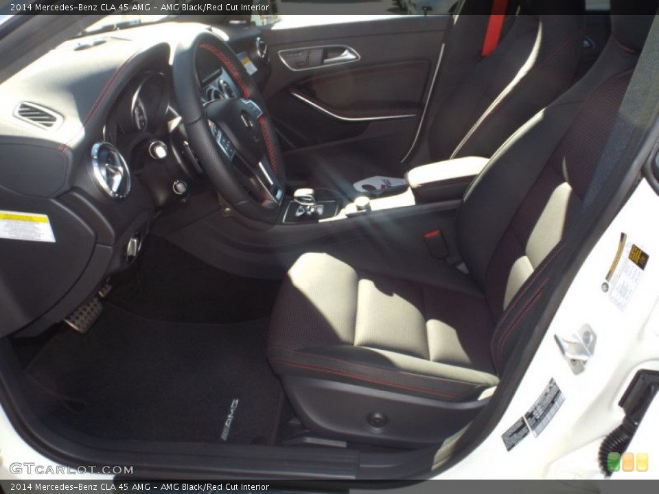 AMG Black/Red Cut Interior Photo for the 2014 Mercedes-Benz CLA 45 AMG #88502409