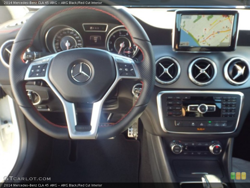 AMG Black/Red Cut Interior Dashboard for the 2014 Mercedes-Benz CLA 45 AMG #88502454
