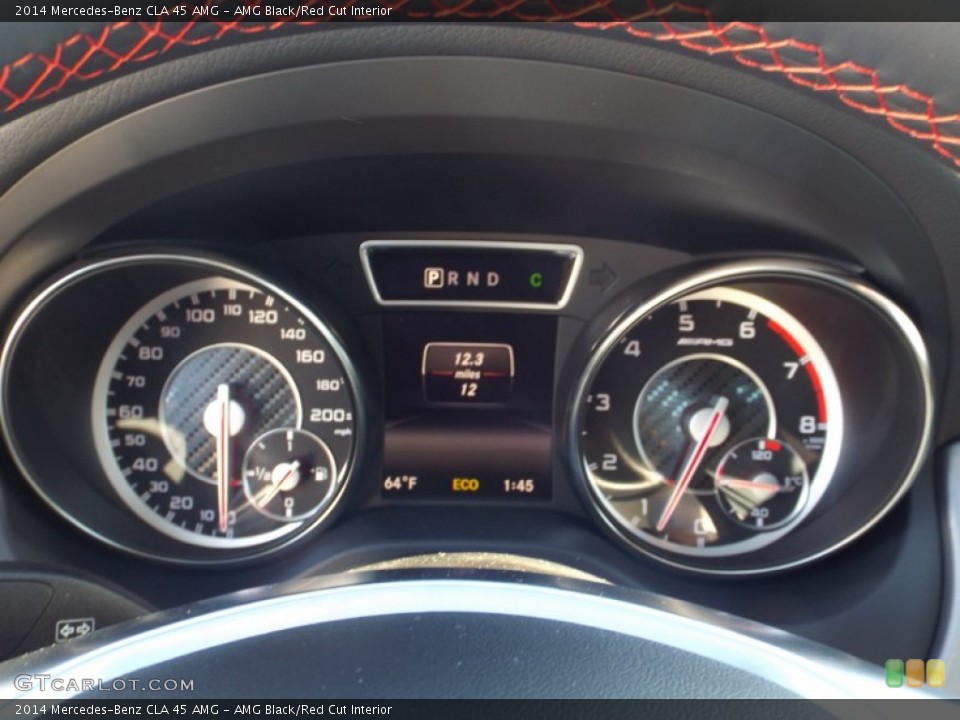 AMG Black/Red Cut Interior Gauges for the 2014 Mercedes-Benz CLA 45 AMG #88502502
