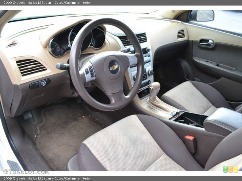 Cocoa/Cashmere Interior Prime Interior for the 2009 Chevrolet Malibu LS Sedan #88504194