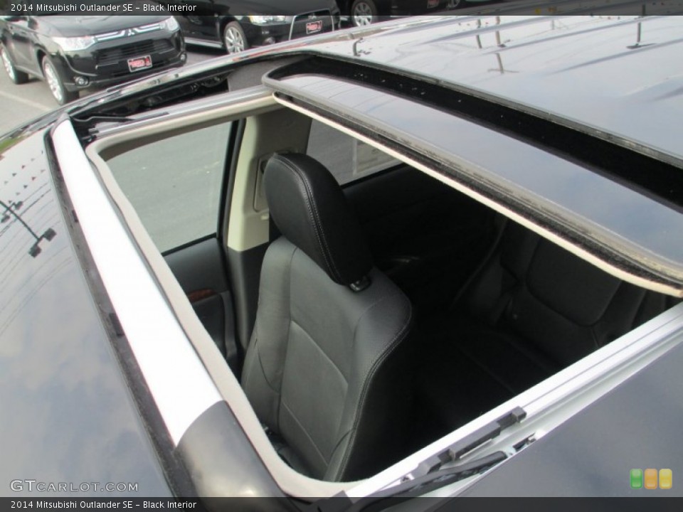 Black Interior Sunroof for the 2014 Mitsubishi Outlander SE #88507908