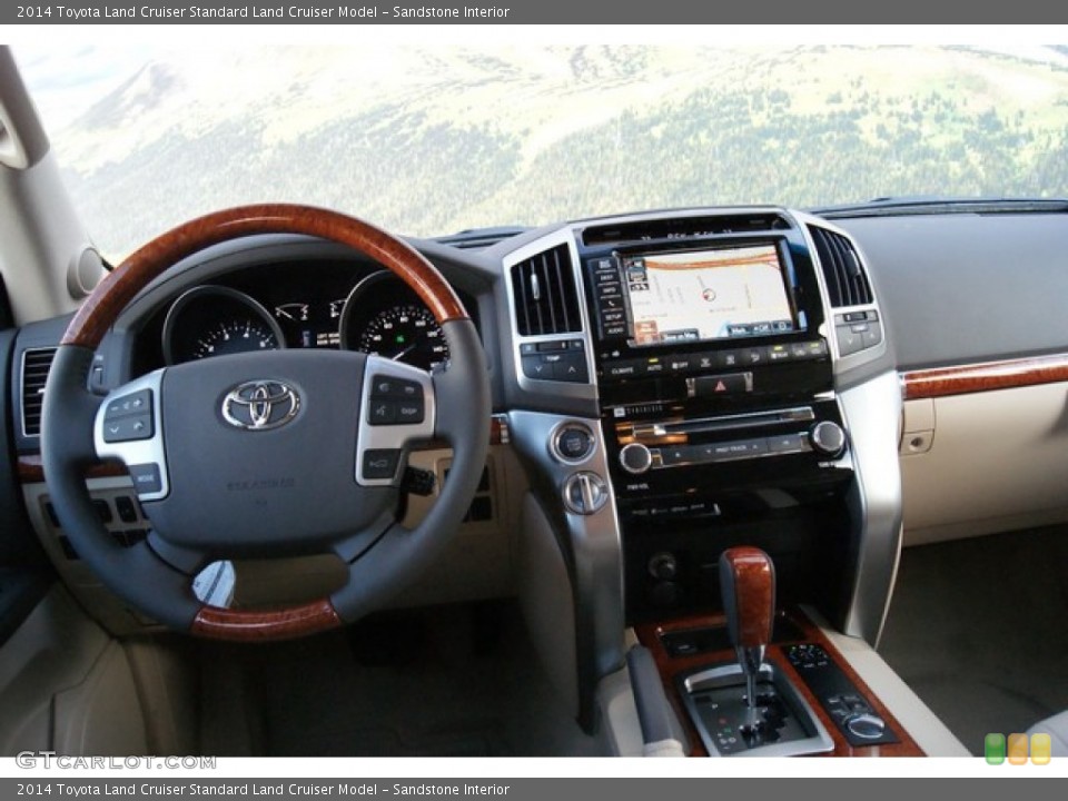 Sandstone Interior Dashboard for the 2014 Toyota Land Cruiser  #88509466