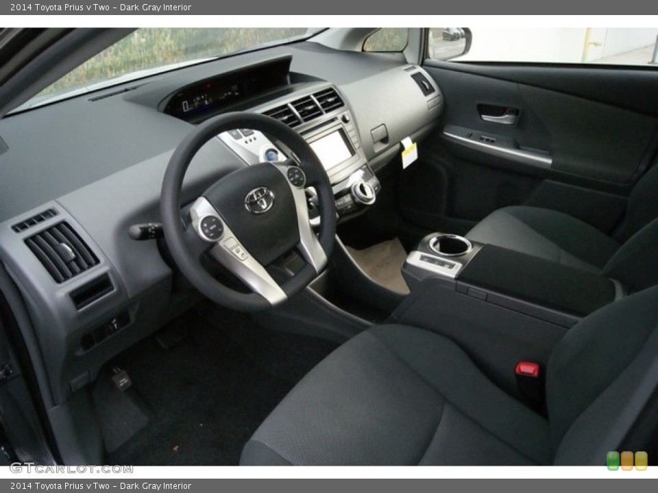 Dark Gray 2014 Toyota Prius v Interiors