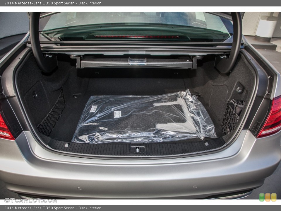 Black Interior Trunk for the 2014 Mercedes-Benz E 350 Sport Sedan #88514699
