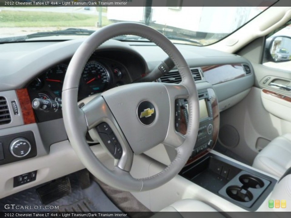 Light Titanium/Dark Titanium Interior Dashboard for the 2012 Chevrolet Tahoe LT 4x4 #88517439