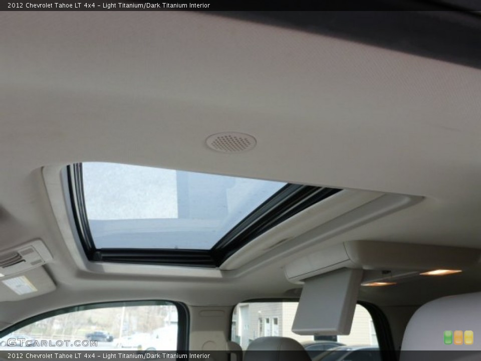 Light Titanium/Dark Titanium Interior Sunroof for the 2012 Chevrolet Tahoe LT 4x4 #88517547