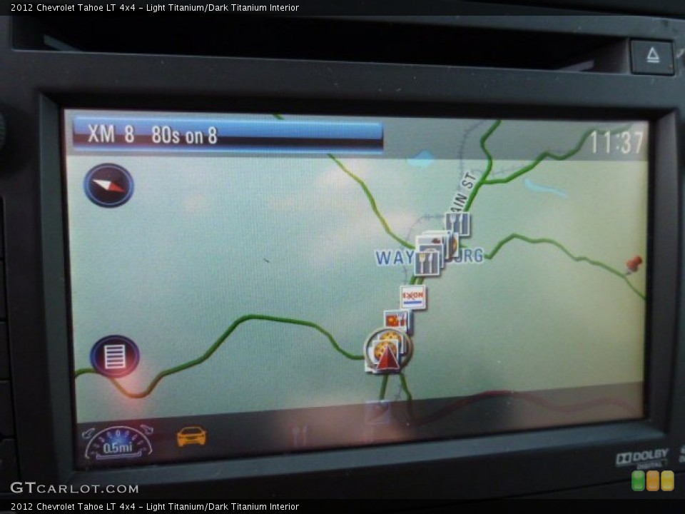 Light Titanium/Dark Titanium Interior Navigation for the 2012 Chevrolet Tahoe LT 4x4 #88517577