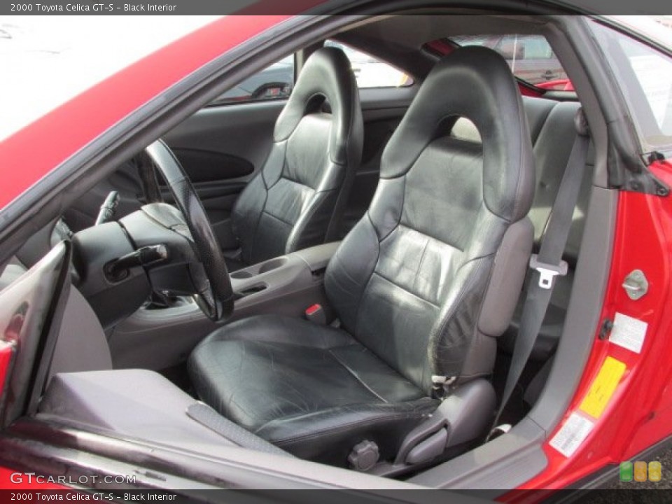 Black Interior Front Seat for the 2000 Toyota Celica GT-S #88519617