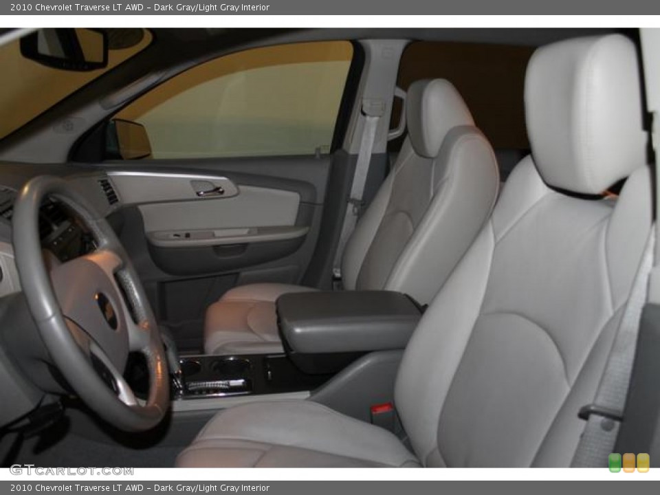 Dark Gray/Light Gray Interior Front Seat for the 2010 Chevrolet Traverse LT AWD #88519623