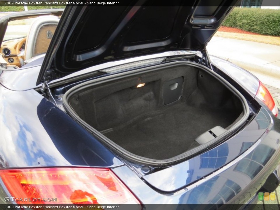 Sand Beige Interior Trunk for the 2009 Porsche Boxster  #88528902