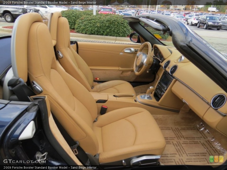 Sand Beige 2009 Porsche Boxster Interiors