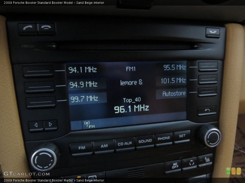 Sand Beige Interior Controls for the 2009 Porsche Boxster  #88529073