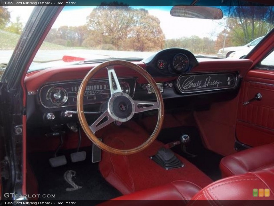 Red Interior Photo for the 1965 Ford Mustang Fastback #88532483
