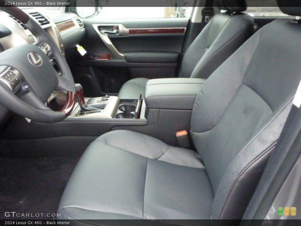 Black Interior Front Seat for the 2014 Lexus GX 460 #88534058