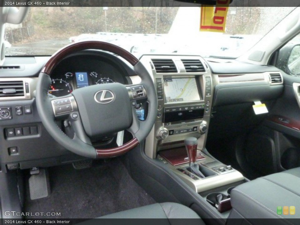 Black Interior Dashboard for the 2014 Lexus GX 460 #88534094