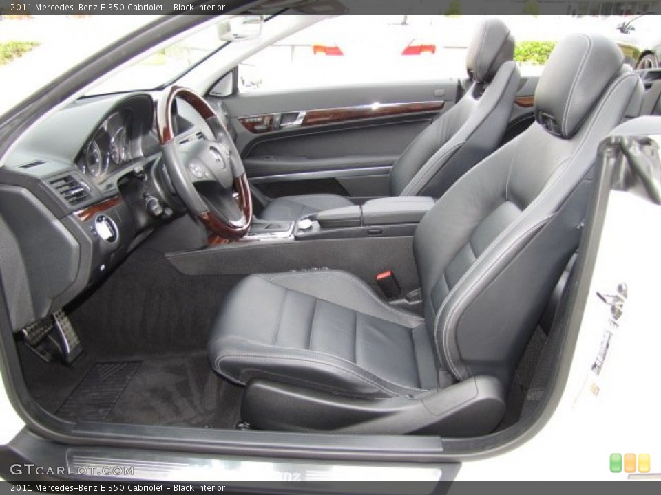 Black Interior Photo for the 2011 Mercedes-Benz E 350 Cabriolet #88534301